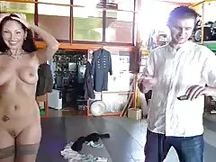 Cfnm色情明星啦啦队获得的一面