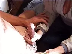 角质的金发女郎和hardcock扣有感性的他妈的浴室