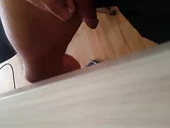 性感的金发可爱的奶剥离
